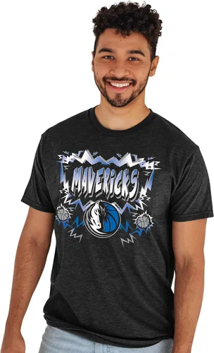 Vista 24 de Blue 84 NBA - Camiseta unisex para adultos, con licencia oficial de la NBA, colores alternativos jaspeados