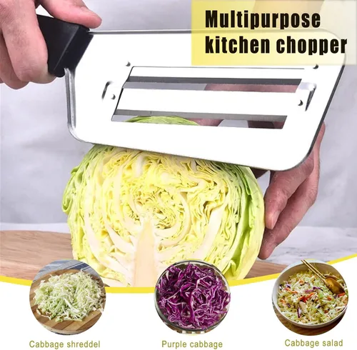 Vista 6 de Trituradora de repollo, picadora de verduras de repollo, pelador de lechuga, trituradora de mano para cocina
