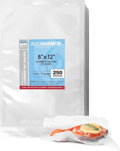 Vista 12 de Bolsas de sellado al vacío Avid Armor – 15 x 20 cm – Paquete de 250 – Bolsas resistentes de grado comercial, libres de BPA para Sous Vide