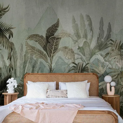 Vista 5 de artgeist Mural de pared de hojas de 116 x 83 pulgadas, papel tapiz autoadhesivo XXL, autoadhesivo, extraíble, gran adhesivo, decoración de pared, #19