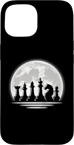 Vista 6 de Chess Design - Chess Figures Full Moon - Chess Case for iPhone 17