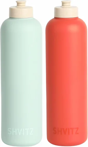 Vista 9 de Botella de agua deportiva – Cuerpo exprimible suave al tacto con boquilla de una sola mano, ligera, sin derrames, para gimnasio, cardio y deportes