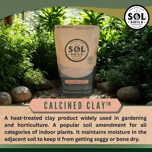Vista 3 de Sol Soils Arcilla Calcinada – Enmiendas de Suelo 100% Libres de Turba con Drenaje Superior, Aireación y Salud de Raíces para Plantas