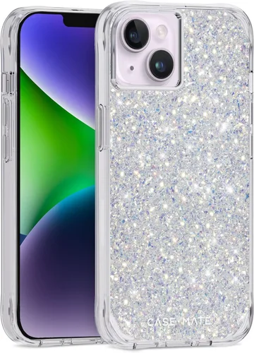 Vista 10 de Case-Mate Funda para iPhone 14 Plus – Lámpara de araña brillante [protección contra caídas de 10 pies] [Compatible con carga inalámbrica] Funda