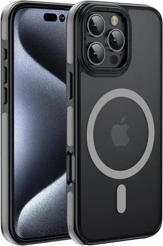 Vista 23 de Funda magnética para iPhone Air con protector de lente de cámara, protección grado militar de 10 pies, compatible con funda MagSafe Slim para iPhone