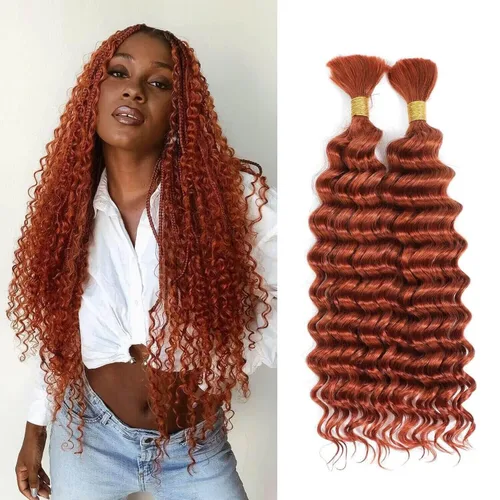 Vista 22 de Urbeauty Cabello Humano para Trenzar para Trenzas Boho Bob - Cabello Bohemio de Onda Profunda para Trenzar - Negro Azabache, 14 pulgadas Sin Nudos
