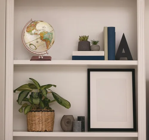 Vista 5 de Replogle Globes Forester Globe, océano antiguo, 9 pulgadas de diámetro, pequeño, multicolor