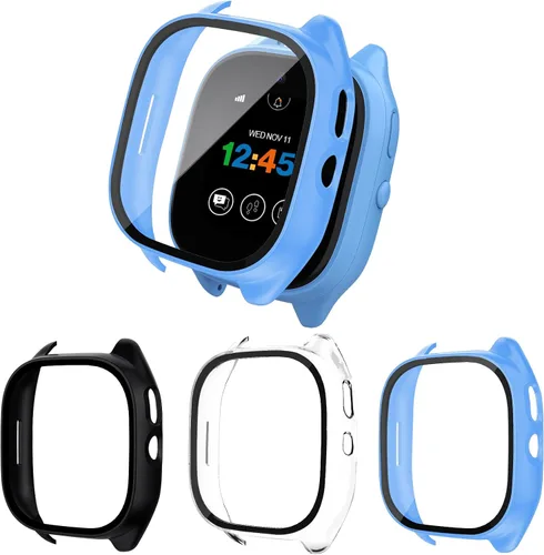 Vista 16 de Paquete de 3 fundas compatibles con Gizmo Watch 2 protector de pantalla para niños Funda protectora sensible al tacto Protección duradera
