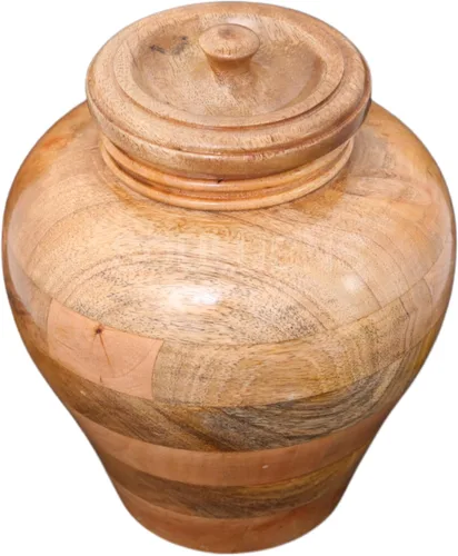 Vista 7 de Urna de madera hecha a mano para cenizas humanas para adultos, capacidad de 200 pulgadas cúbicas, urna funeraria para cenizas, caja de recuerdo