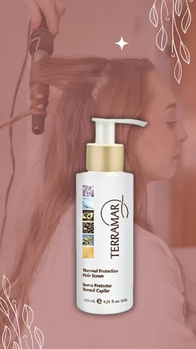 Vista 3 de SUERO PROTECTOR TERMAL CALOR CABELLO TERRAMAR DE AGUACATE Y KERATINA HIDROLIZADA GENERICO, Transparente