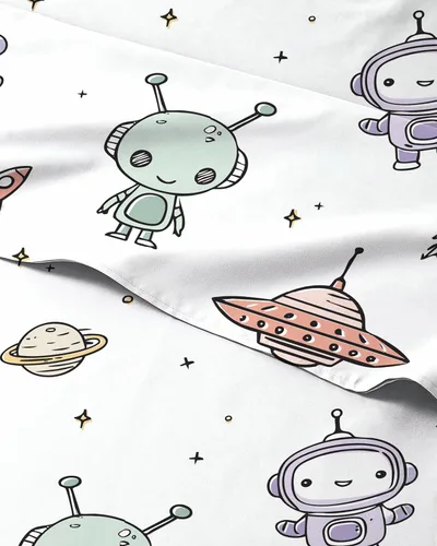 Vista 22 de CGK Linens Sábanas tamaño individual, juego de 3 piezas, de pez, color rosado, temática de animales marinos, ultrasuave, transpirable, lavable a