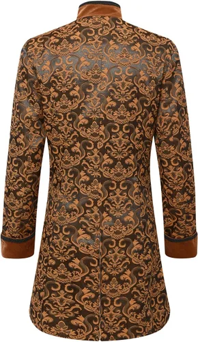 Vista 4 de Chaqueta steampunk gótica victoriana renacentista para hombre