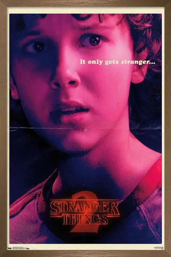 Vista 13 de Trends International Netflix Stranger Things: Season 2 - Póster de pared de Once de 22.4 pulgadas de largo x 14.7 pulgadas, versión enmarcada