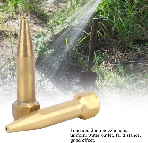 Vista 5 de Boquilla de nebulización G3/8 pulgadas, cabezal rociador de larga distancia, boquilla atomizadora, rociadores para jardinería riego suministros