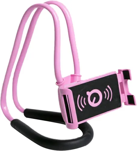 Vista 7 de Soporte para teléfono celular perezoso colgante en el cuello, soporte giratorio para el cuello Hsxxf 360, soporte de montaje flexible