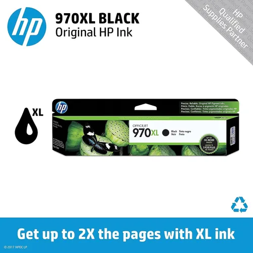 Vista 2 de HP 970XL cartucho de tinta negra original de alto rendimiento (CN625AM)