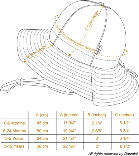 Vista 5 de DASMINI Baby Girls Sun Hat Cute Flower Toddler Summer Outdoor Infant Beach Wide Brim Flowers and tie dye