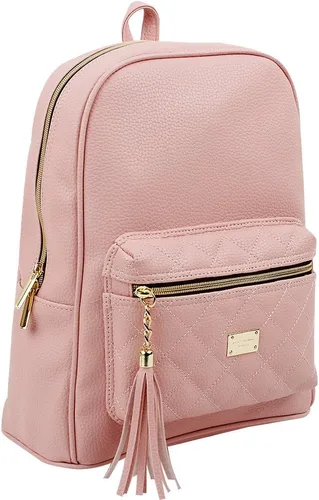 Vista 3 de Copi hermosa mochila informal pequeña, a la moda, moderna, de diseño simple, para mujer.