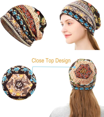 Vista 3 de ELLEWIN Gorro de algodón holgado hip-hop, suave, ligero, para correr, para adultos, para hombres y mujeres