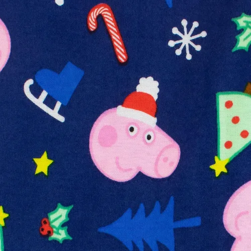 Vista 3 de Peppa Pig Pijama de Navidad para niños George Pig