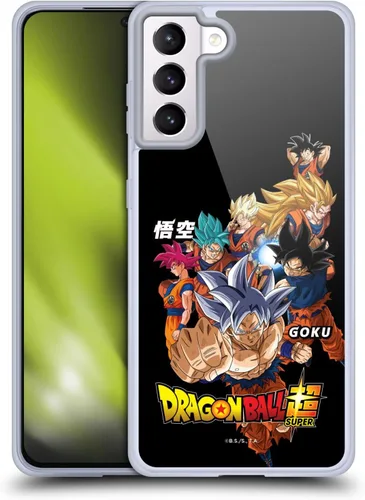Vista 298 de Head Case Designs Funda de gel con licencia oficial de Dragon Ball Super Group Future Trunks Arc Characters [protección de grado militar] compatible