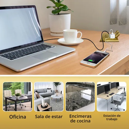 Vista 4 de SELECT Lighting Tomas de receptáculo de 2 bandas 20A resistentes a Latón