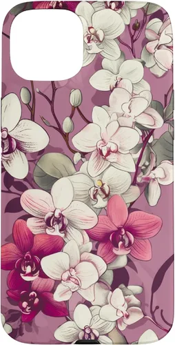 Vista 9 de Orchid Flowers Purple Pink Floral Case for iPhone 17
