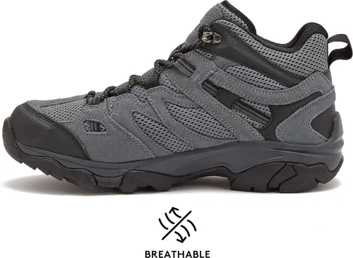 Vista 3 de HI-TEC Ravus WP - Botas de senderismo impermeables para hombre ligeras y transpirables para exteriores