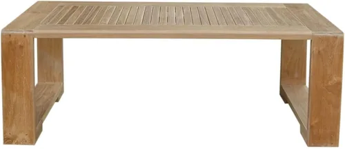 Vista 3 de Anderson Teak DS-805 Capistrano Mesa de centro rectangular moderna, natural