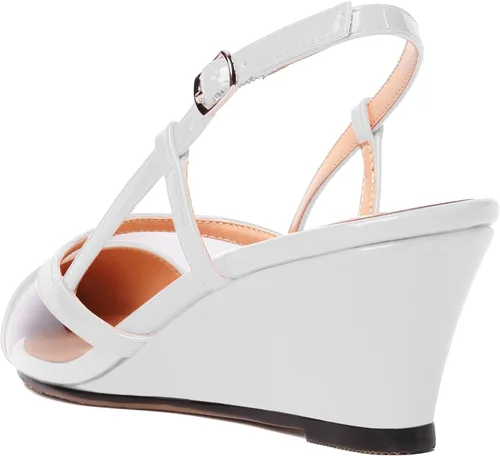 Vista 7 de WAYDERNS Zapatos de tacón bajo para mujer, con puntera puntiaguda, hebilla ajustable, tacón bajo, 2 pulgadas