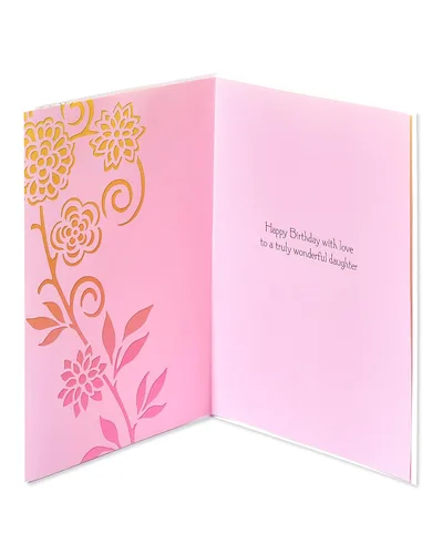 Vista 2 de Tarjeta de cumpleaños Papyrus para hija (Realmente una hija maravillosa)