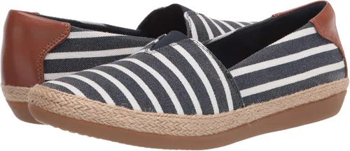 Vista 7 de Clarks CloudSteppers Danelly Sky mocasines de ante sintético para mujer