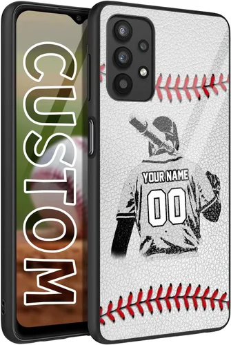 Vista 8 de Funda de goma personalizada con diseño de bandera de Estados Unidos con número de nombre para Samsung Galaxy América Fuego