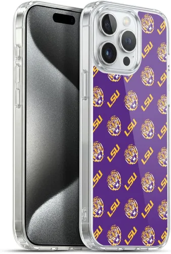Vista 119 de Head Case Designs Funda de gel suave con licencia oficial de la Universidad Estatal de Louisiana LSU Camou compatible con Apple iPhone 7 Plus/iPhone