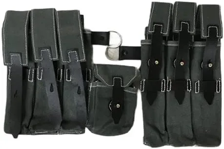 Vista 4 de WWII-ALEMAN-MP38-MP40-BOLSA-REVISTA-SET CON CORREA MP40 NEGRA (COMBO)