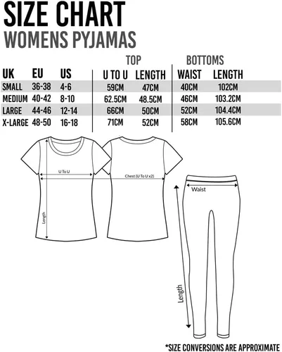 Vista 2 de Garfield Pijama para mujer Camiseta verde perezosa para adultos y mujeres con pantalones largos color crema, mercancía de película