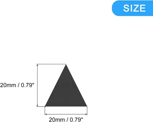 Vista 2 de uxcell Adhesivos acrílicos para pared, 100 unidades, autoadhesivas, extraíbles, triangulares, para el hogar, sala de estar, dormitorio, oficina