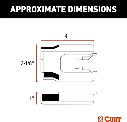 Vista 2 de CURT 51116 Venturer Next - Controlador de freno eléctrico para remolque, retardo de tiempo, totalmente ajustable, perfil bajo, 1-3 ejes