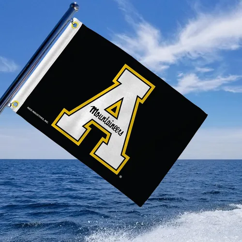 Vista 5 de Rico Industries NCAA Stripes - Bandera de utilidad de doble cara - Ideal para barco/carrito de golf, hogar, etc.