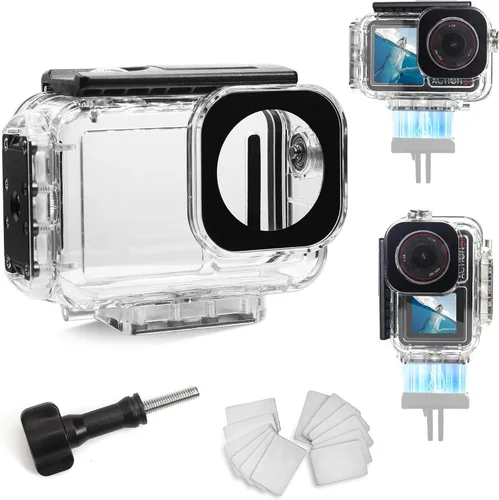 Vista 11 de FitStill Funda impermeable subacuática de 196 pies/196.9 ft con interfaz magnética de liberación rápida compatible con DJI Osmo Action 5 Pro/Action