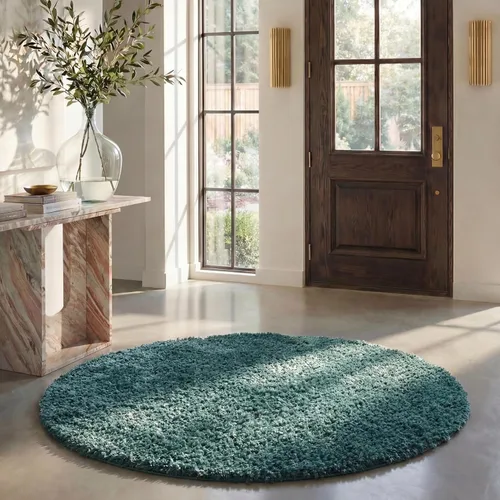 Vista 30 de SAFAVIEH Colección August Shag - Alfombra de área de 6 x 9 pies, color lila, diseño sólido, no desprende pelusa y de fácil cuidado, grosor de 1.2