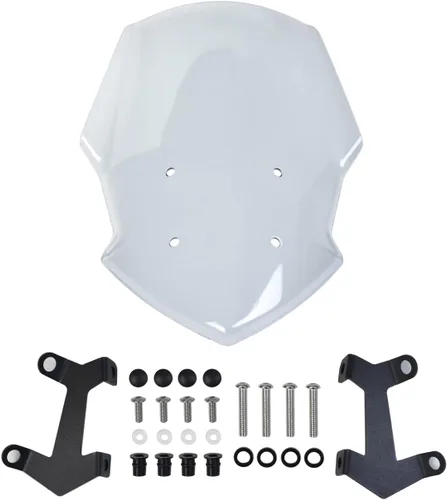 Vista 6 de MT07 FZ07 - Parabrisas de carenado de motocicleta apto para YA&MA&HA MT-07 FZ-07 MT 07 FZ 07 07 Accesorios 2018 2019 2020 Parabrisas deflector