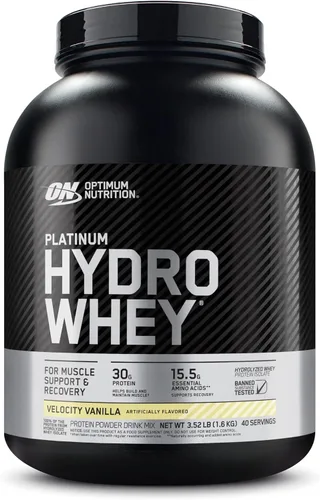 Vista 12 de Optimum Nutrition Platinum Hydrowhey Proteína en polvo, Turbo Chocolate, 2