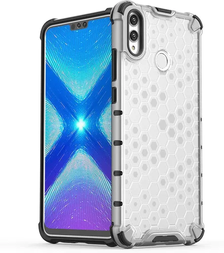 Vista 194 de Pzwoxukhov Funda compatible con Huawei Nova 3i, compatible con Huawei P Smart+ 2018 Honeycomb Anti-Drop Shock-Absorbing Case Negro