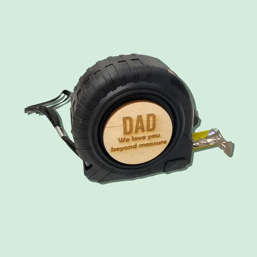 Vista 3 de Regalo personalizado para papá, cinta métrica grabada personalizada, regalos personalizados para hombres, padrastro o regalo de papá adicional