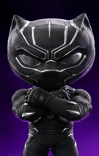 Vista 2 de Iron Studios Marvel - Pantera Negra - Mini Co. 1 figura