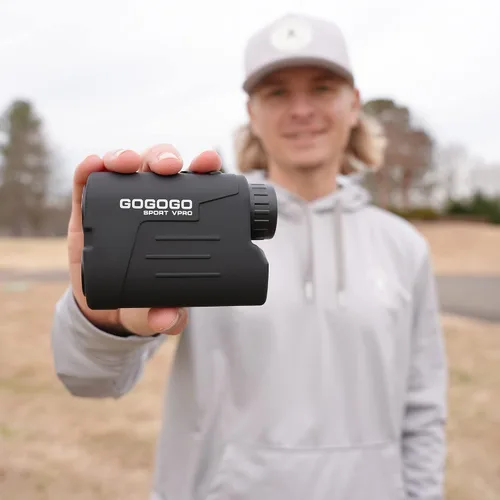 Vista 6 de Gogogo Sport Vpro GS03 - Telémetro láser para golf o caza, 1000/1200 yardas, buscador láser de rango con aumento de 6x de vista ultra clara