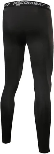 Vista 3 de HYCOPROT Pantalones de compresión para hombre, pantalones ajustados atléticos, leggings de capa base para correr, entrenamiento, deportes, yoga