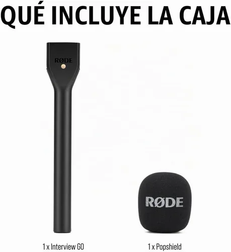 Vista 7 de RØDE Interview GO Adaptador de mano para micrófonos inalámbricos RØDE (negro)
