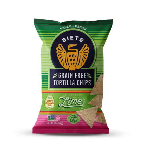 Vista 6 de Siete Chips de tortilla sin granos, sin gluten, aprobados por Whole30, paleo, vegano, sin OMG, chips de inmersión, 5 onzas (paquete de 3)